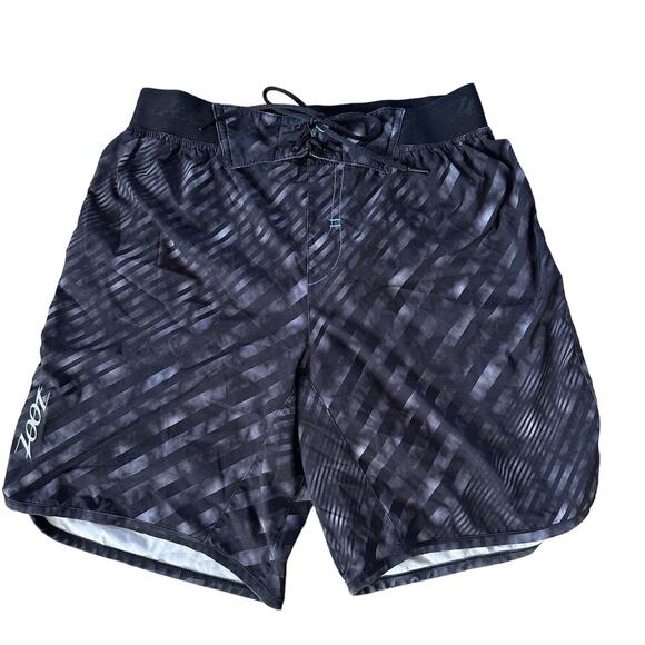 Zoot Sports Women’s Elastic Band‎ Pull On Shorts Size Medium Black Drawstring - Picture 1 of 16